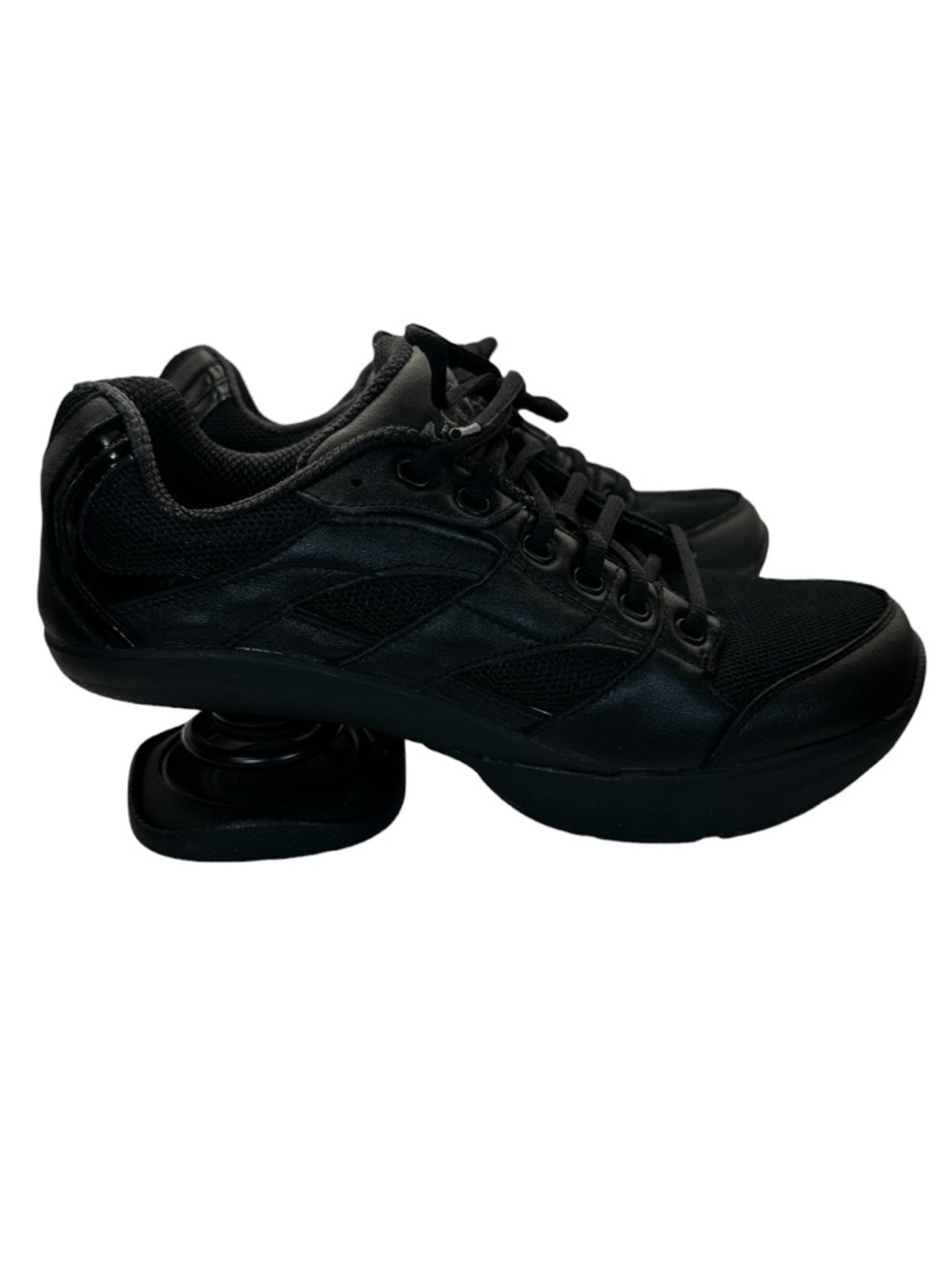Z-Coil Freedom Classic Black Shoes Men’s 9 Leather Comfort Pain Relief Walking